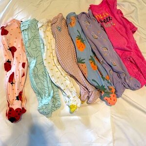 Sleepers for baby girl (newborn)